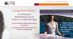 Desktop Screenshot of livingfromvision.com